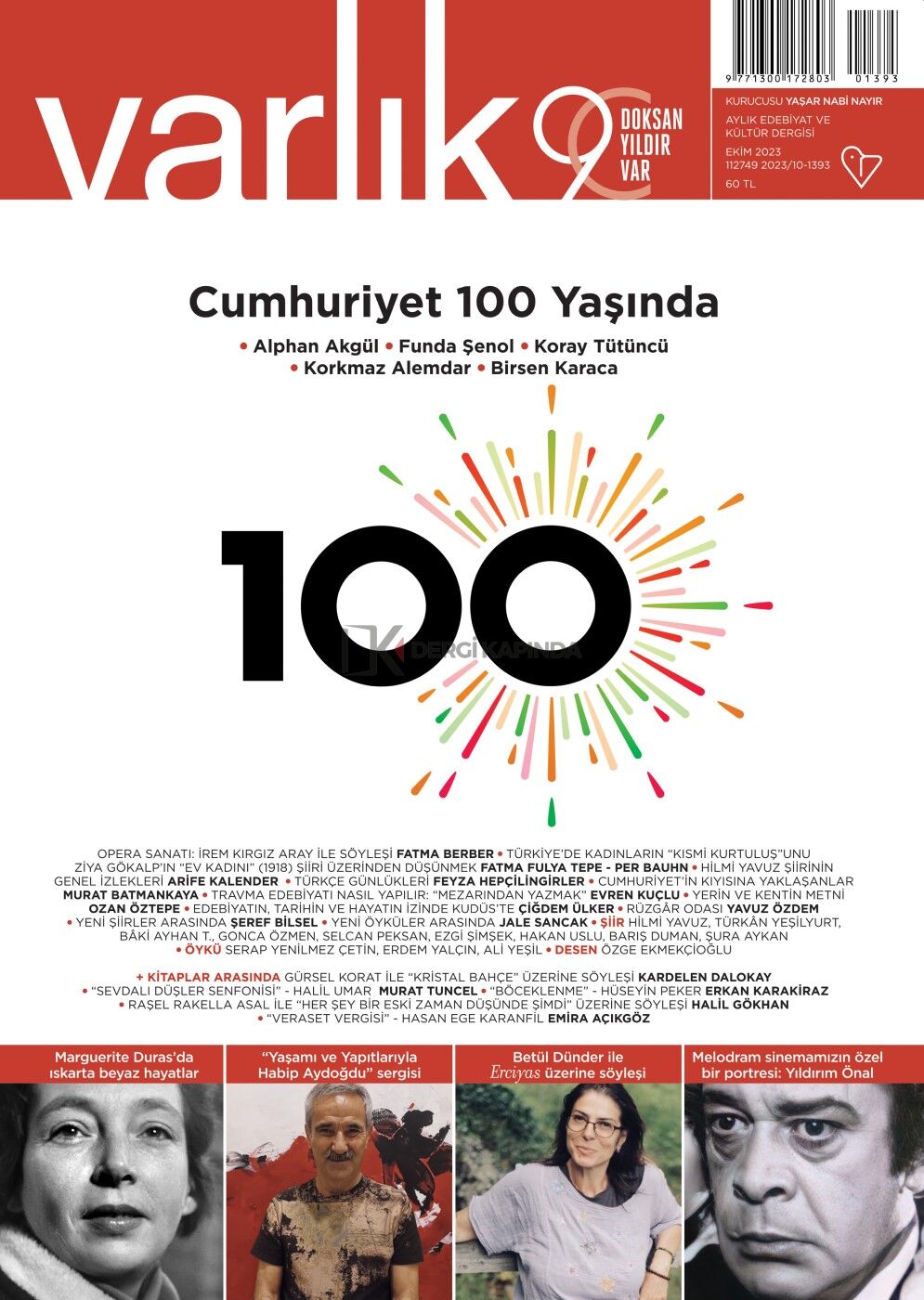 Varlık 1393.Sayı Ekim 2023