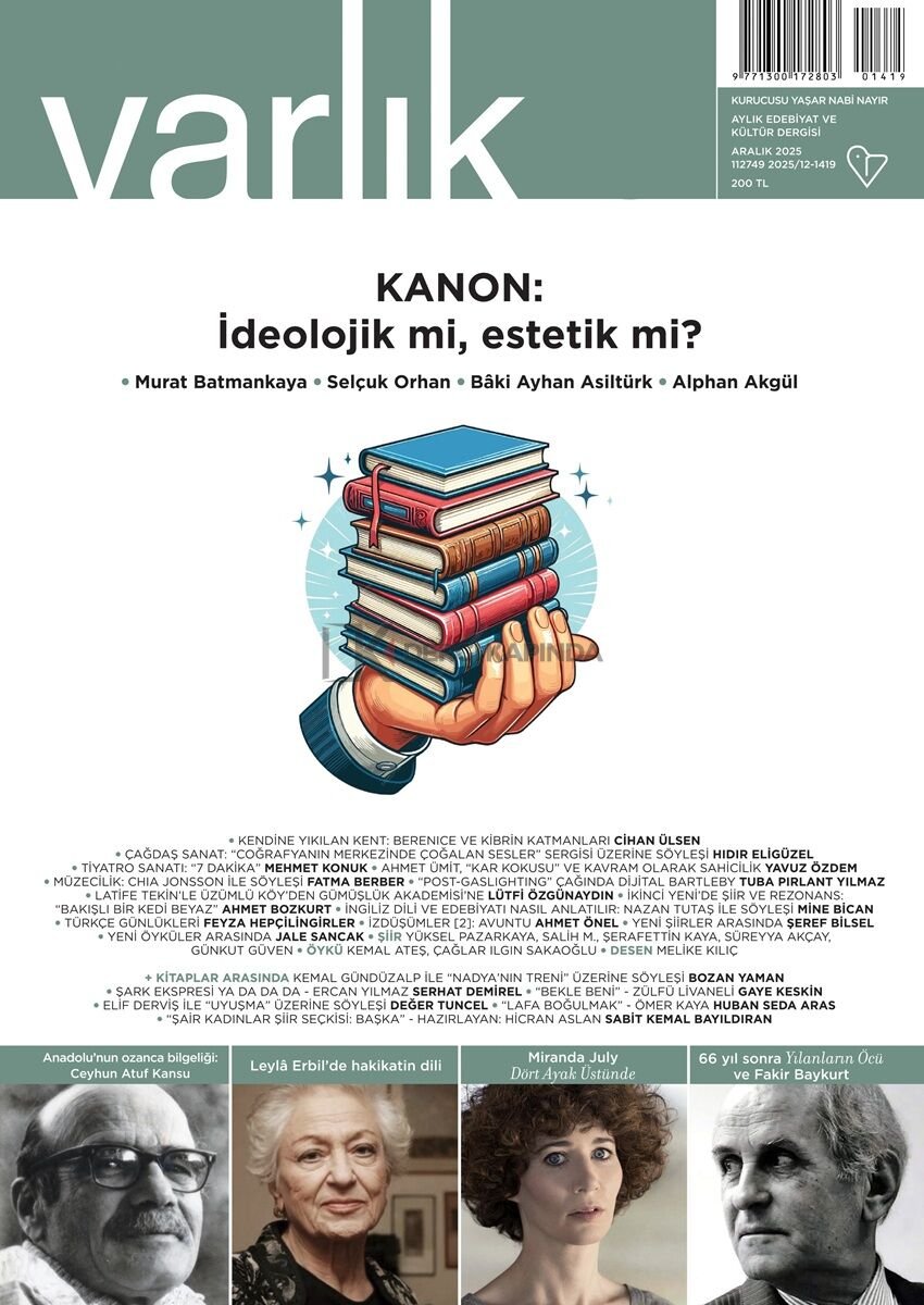 Varlık Dergisi 1419.Sayı Aralık 2025